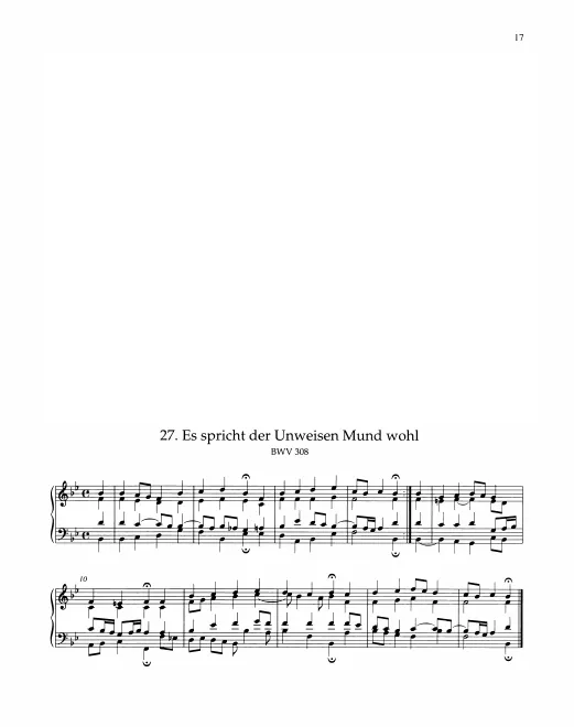 First page of Es spricht der Unweisen Mund wohl
