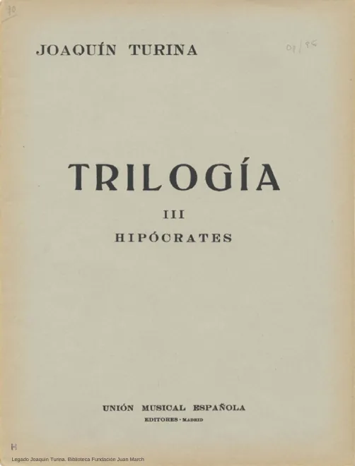 First page of Hipócrates