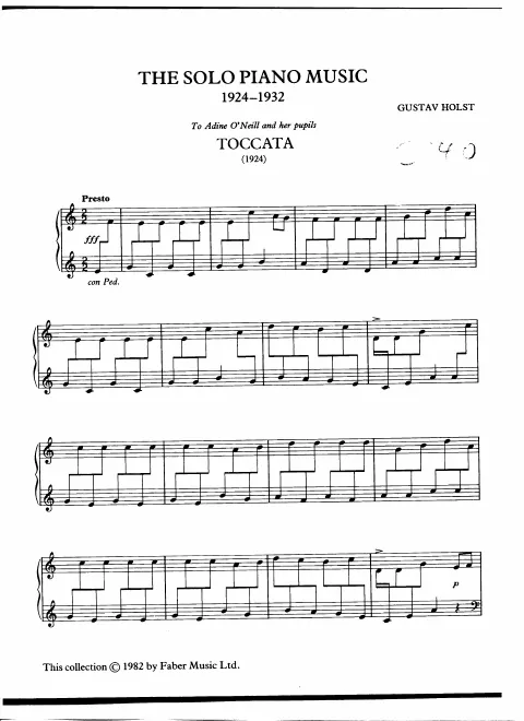 First page of Toccata