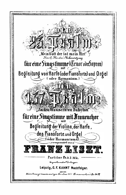First page of Psalm 137