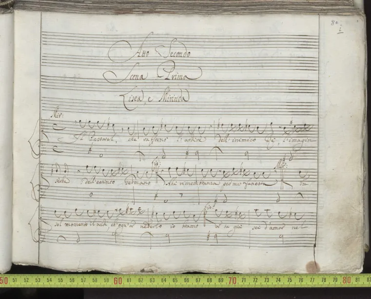First page of Arsilda, regina di Ponto