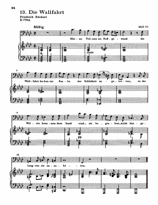 First page of Die Wallfahrt