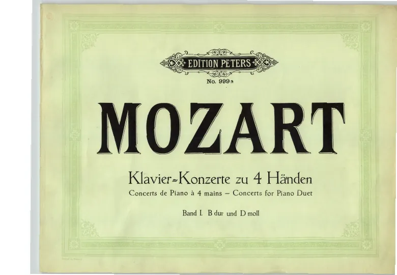 First page of Piano Concerto No.15