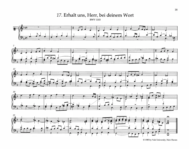 First page of Erhalt uns Herr, bei deinem Wort