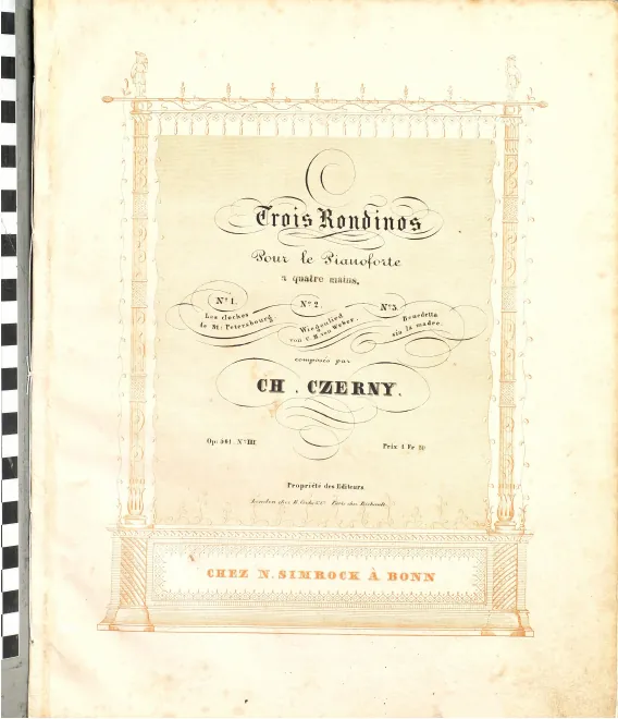 First page of 3 Rondolettos Faciles on Favorite Themes