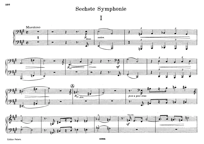 First page of Symphony No.6