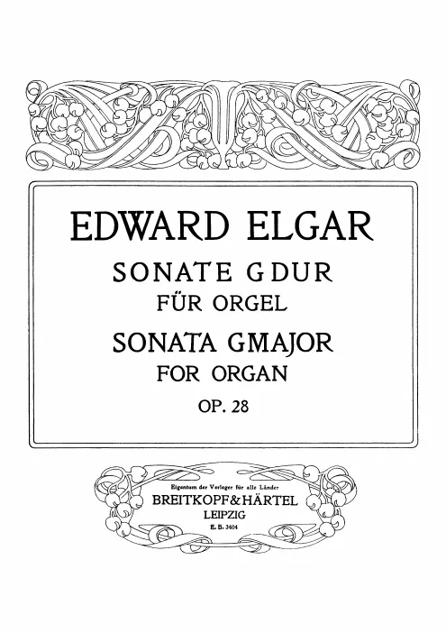 First page of Organ Sonata