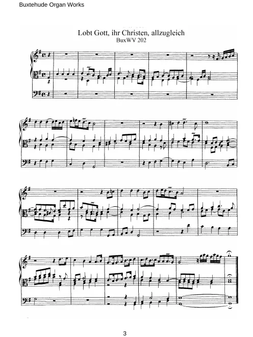 First page of Lobt Gott, ihr Christen, allzugleich