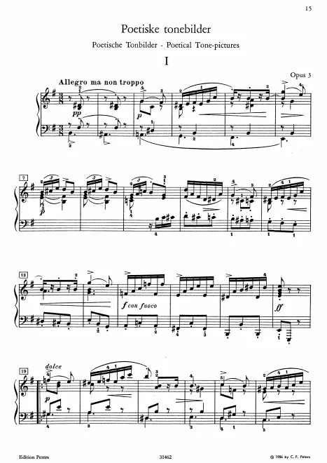 First page of Poetic Tone-Pictures