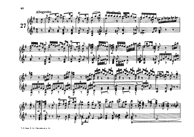 First page of Flötenuhr in G major, Hob.XIX:27