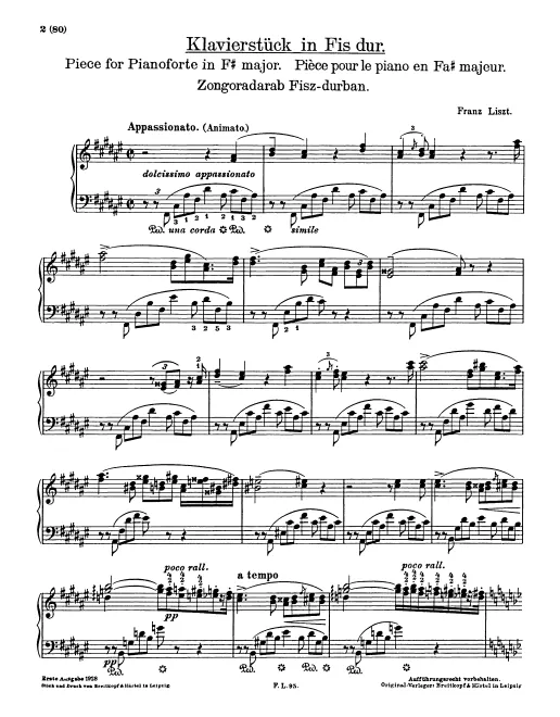 First page of Klavierstück