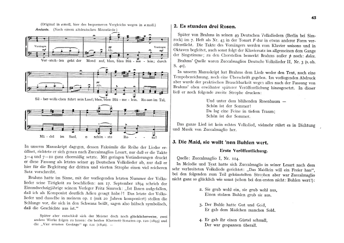 First page of 28 Deutsche Volkslieder, WoO 32