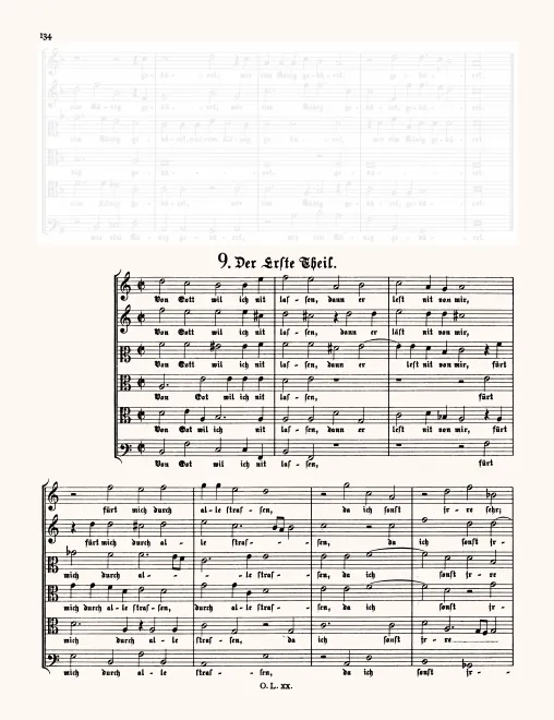 First page of Von Gott will ich nicht lassen