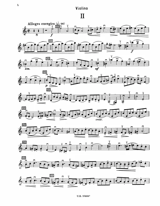 First page of Duetto No.4 in A minor