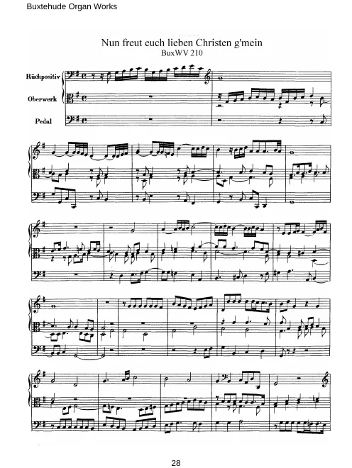 First page of Nun freut euch, lieben Christen g'mein