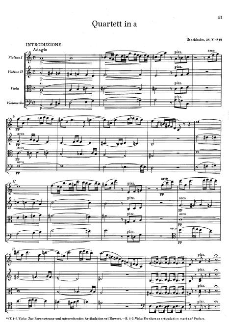 First page of String Quartet No.2