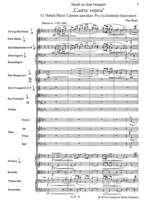 First page of Castra vetera