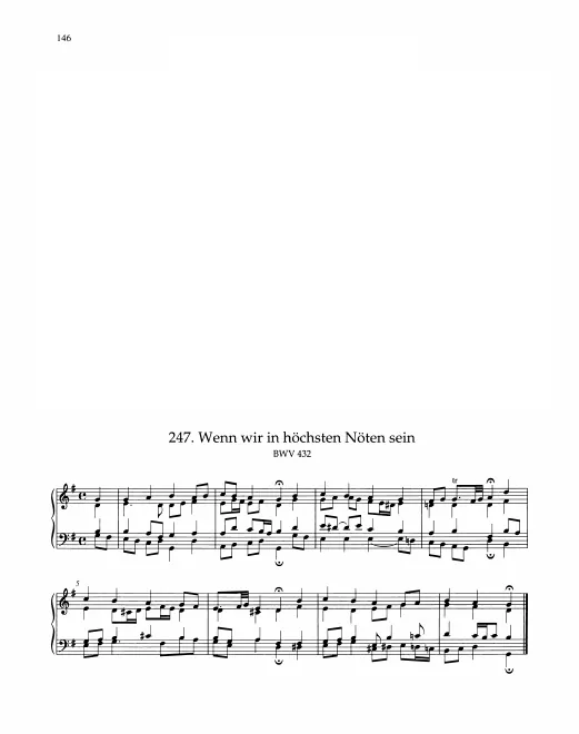 First page of Wenn wir in höchsten Nöten sein