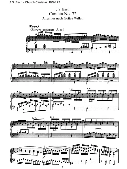 First page of Alles nur nach Gottes Willen