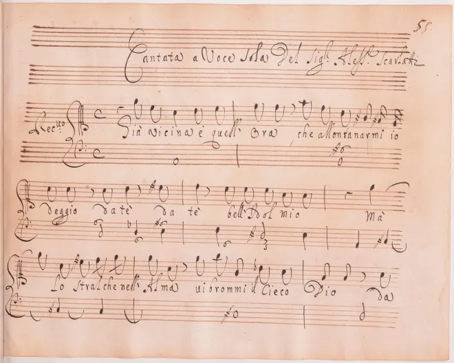 First page of Già vicina è quell'ora