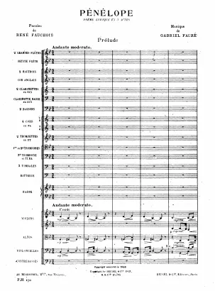 First page of Pénélope