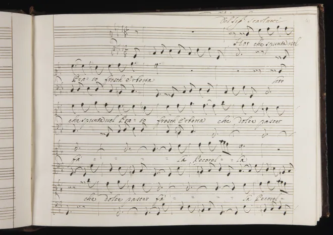 First page of Or che spunta nel prato