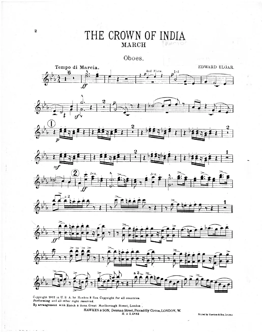 First page of The Crown of India
