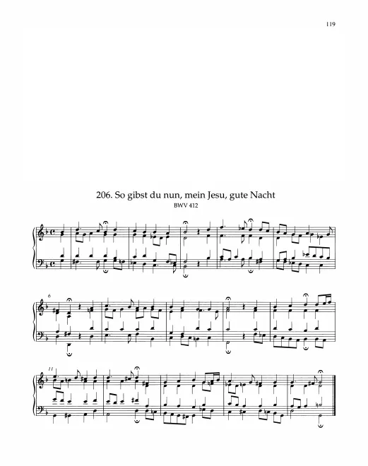 First page of So gibst du nun, mein Jesu, gute Nacht