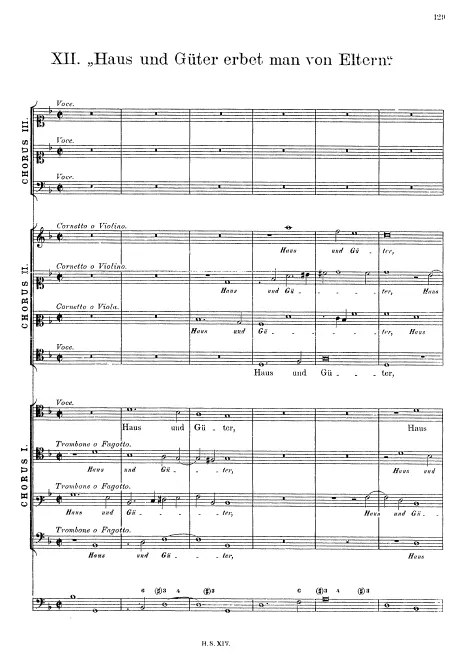 First page of Haus und Güter erbet man von Eltern