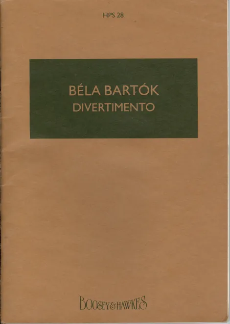 First page of Divertimento