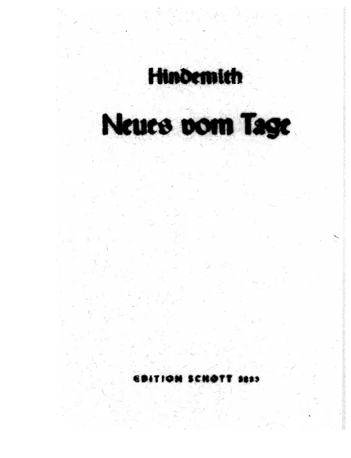 First page of Neues vom Tage