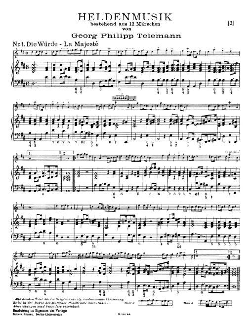 First page of 12 Marches héroiques