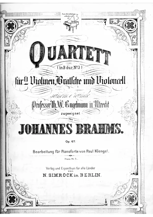 First page of String Quartet No.3