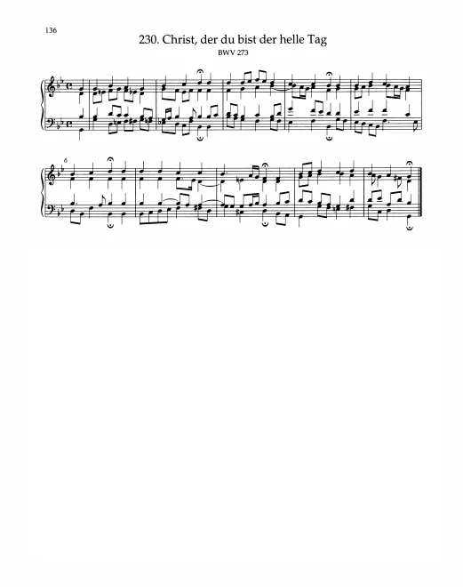 First page of Christ, der du bist der helle Tag