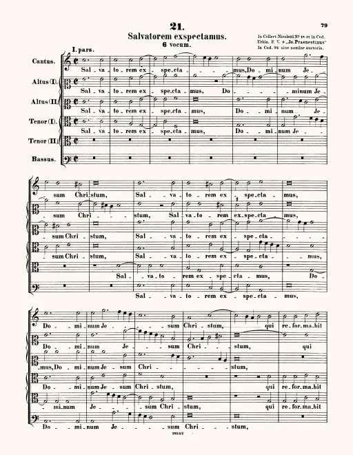 First page of Salvatorem expectamus