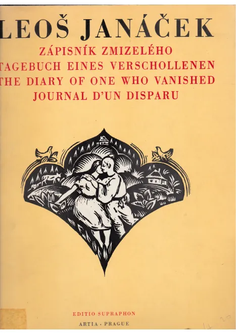 First page of The Diary of One Who Disappeared
