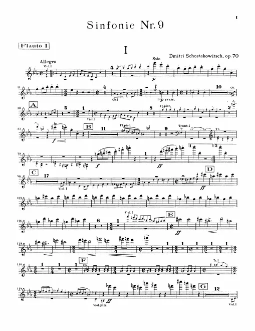 First page of Symphony No.9