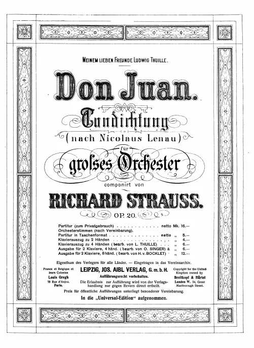 First page of Don Juan
