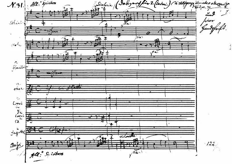 First page of Symphony No.32