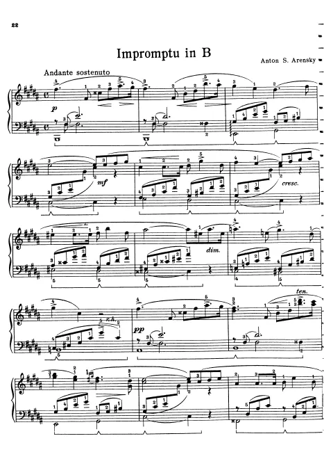 First page of 4 Morceaux