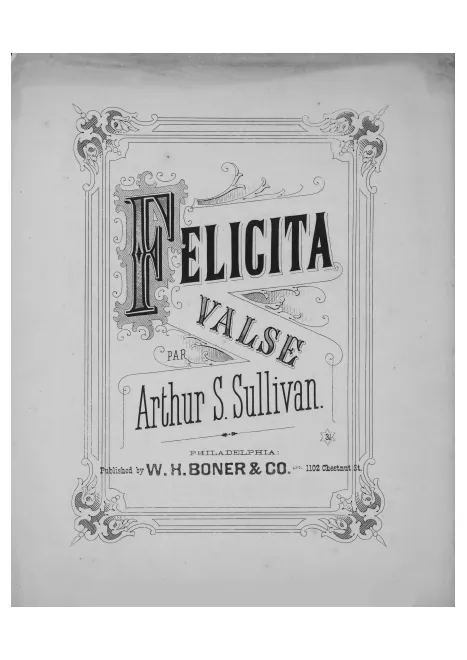 First page of Felicita Waltz