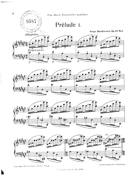 First page of 7 Preludes