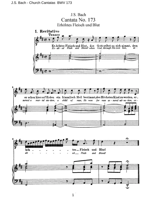 First page of Erhöhtes Fleisch und Blut