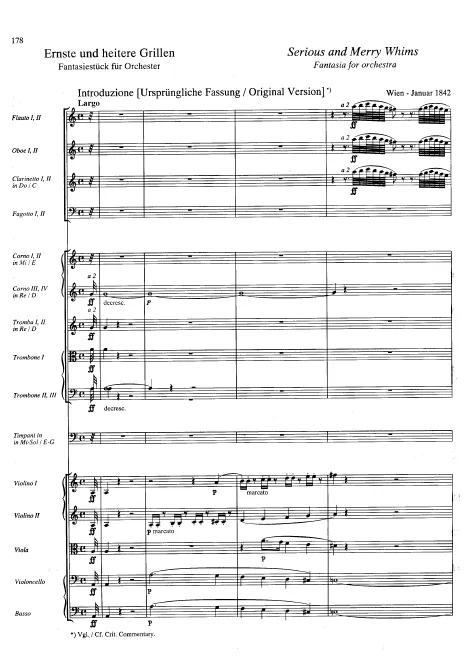 First page of Ernste und heitere Grillen