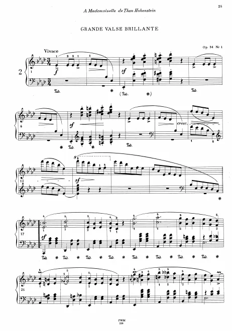 First page of Waltzes
