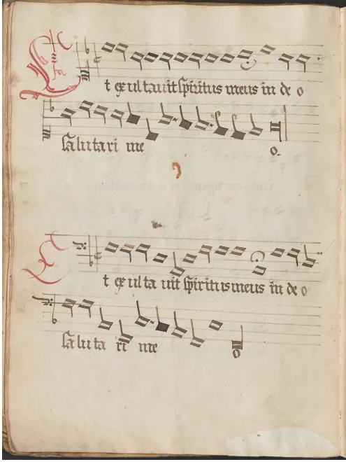 First page of Magnificat sexti toni (ii)