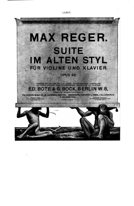 First page of Suite im alten Stil