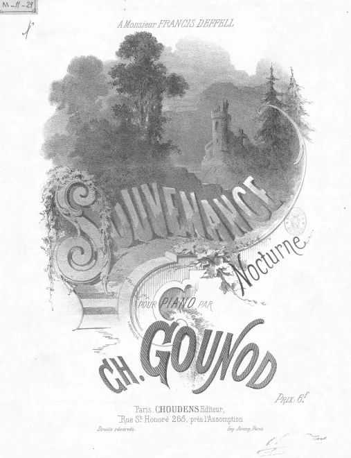 First page of Souvenance