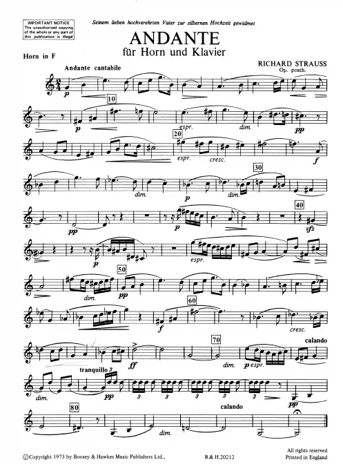 Horn (F) Part