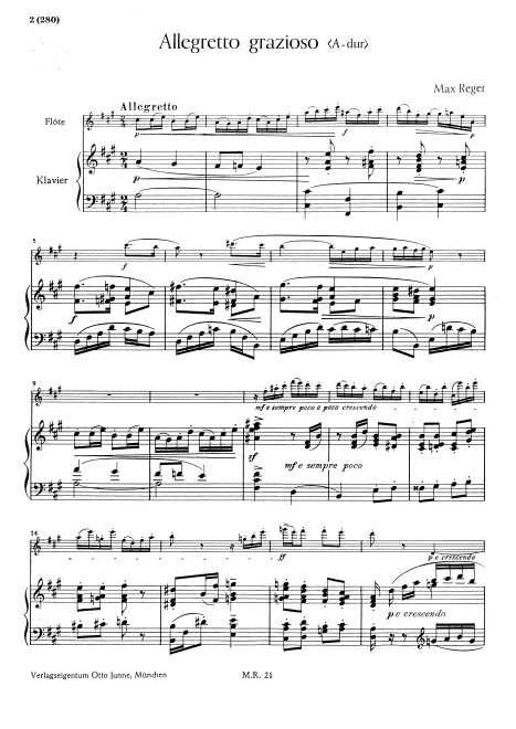First page of Allegretto grazioso